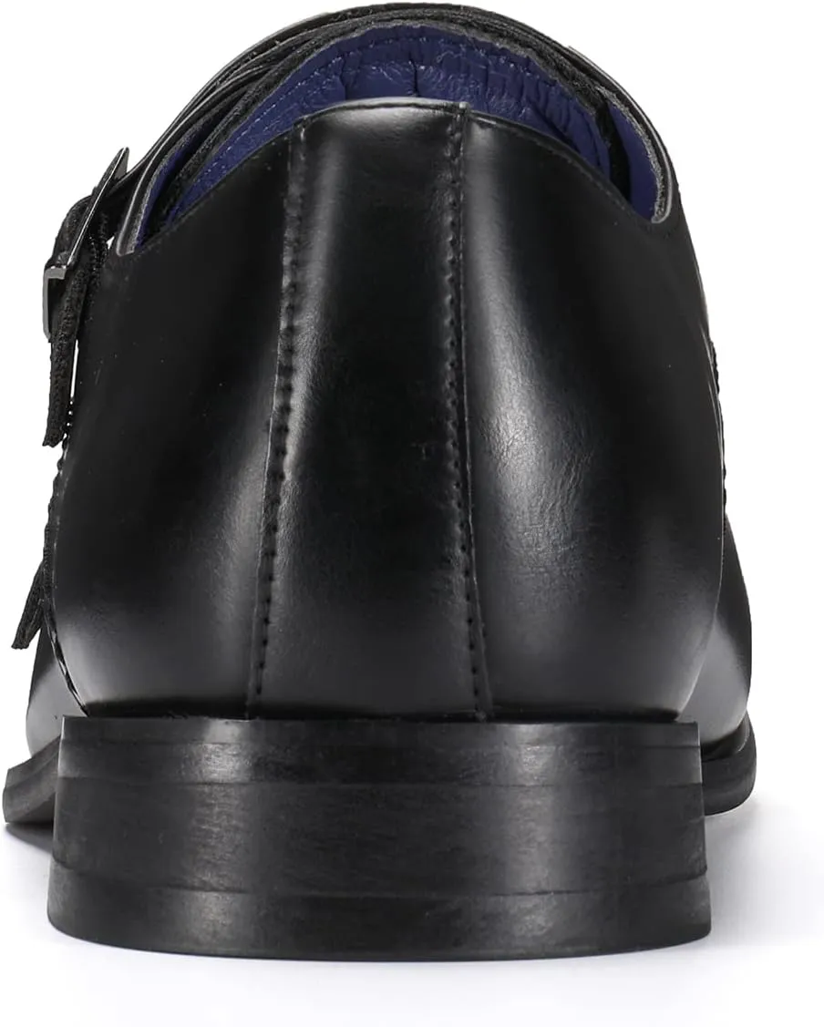 Bruno Marc Men's Dress Loafer Shoes Monk Strap Slip On Loafers