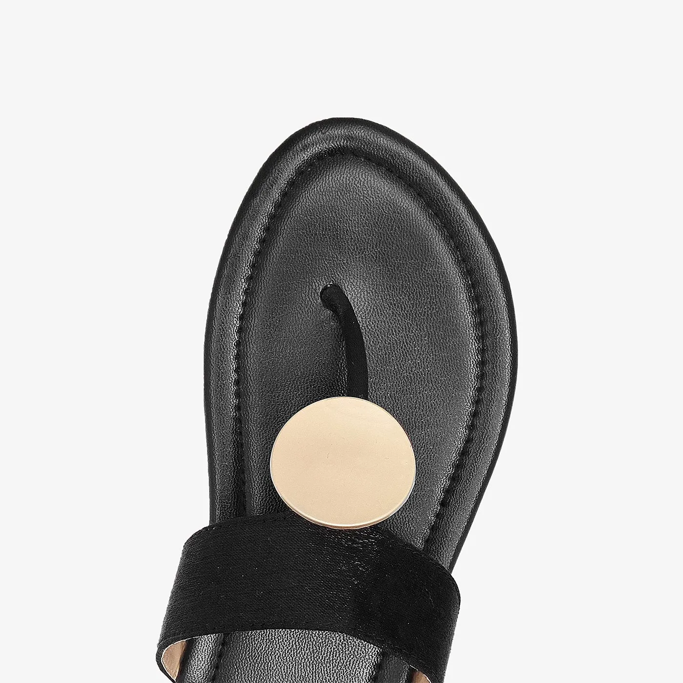 Buckled Flat Slides for Women