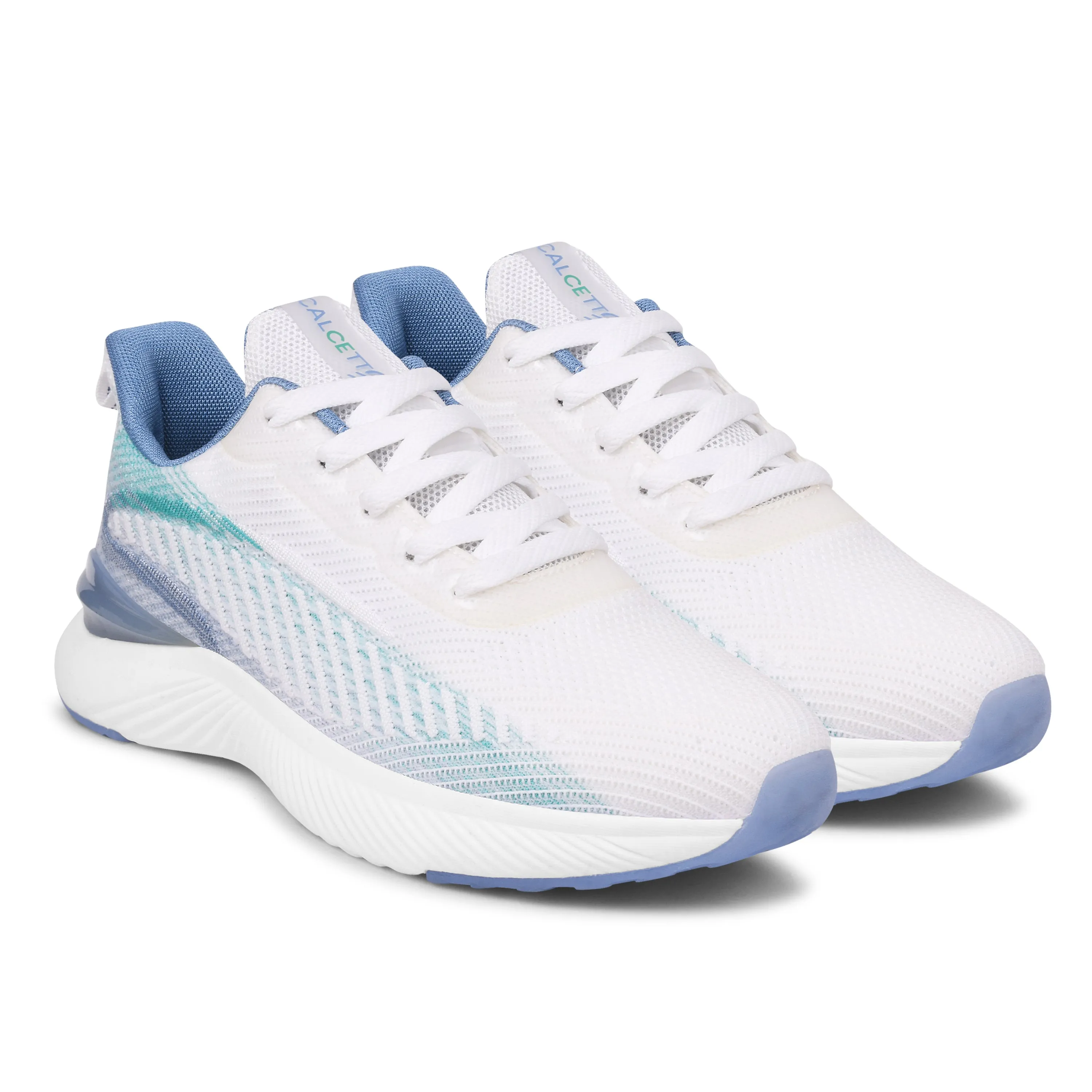 Calcetto Lightweight Lifstyle Men'S Running Sports Shoes CLT-0988 WHITE BLUE