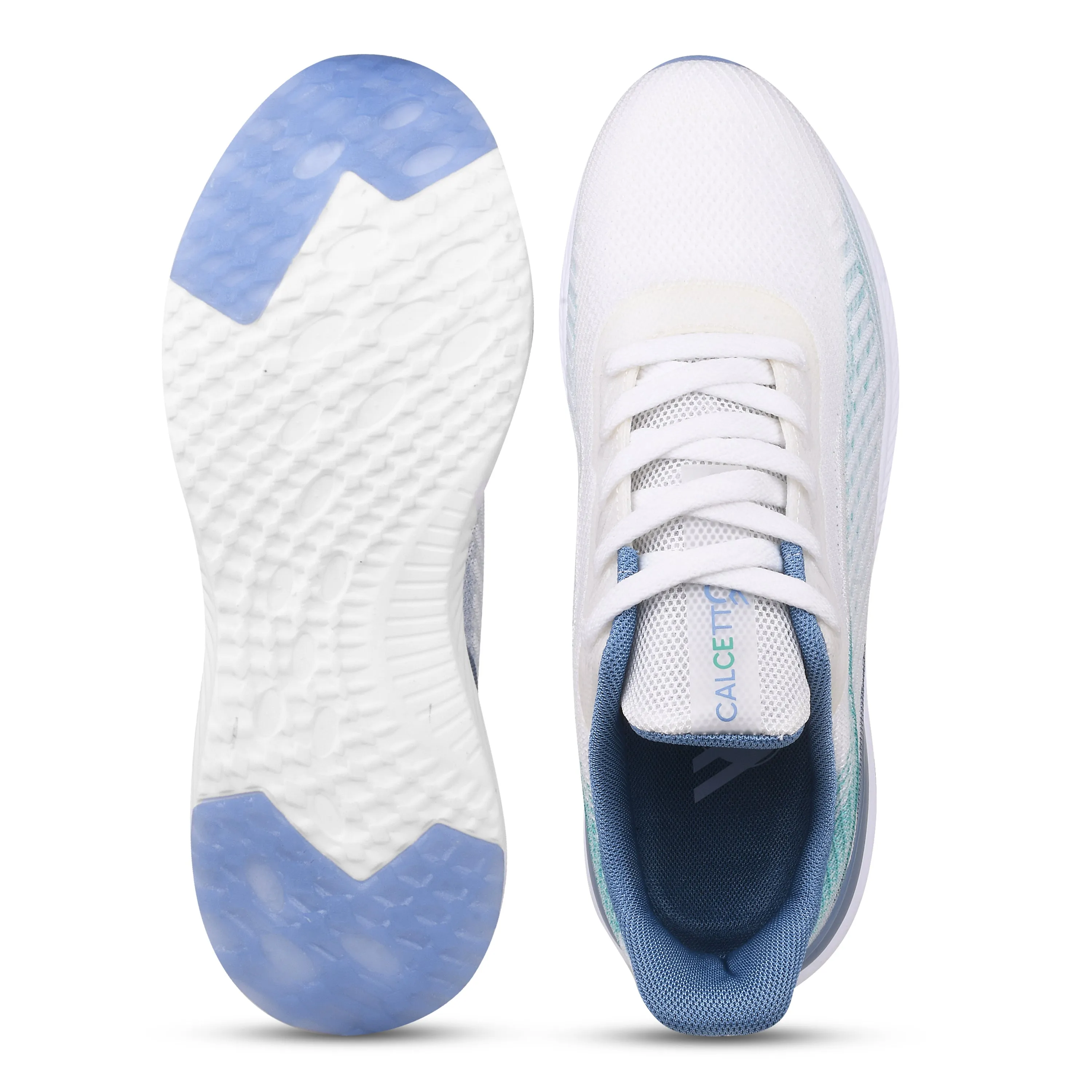 Calcetto Lightweight Lifstyle Men'S Running Sports Shoes CLT-0988 WHITE BLUE