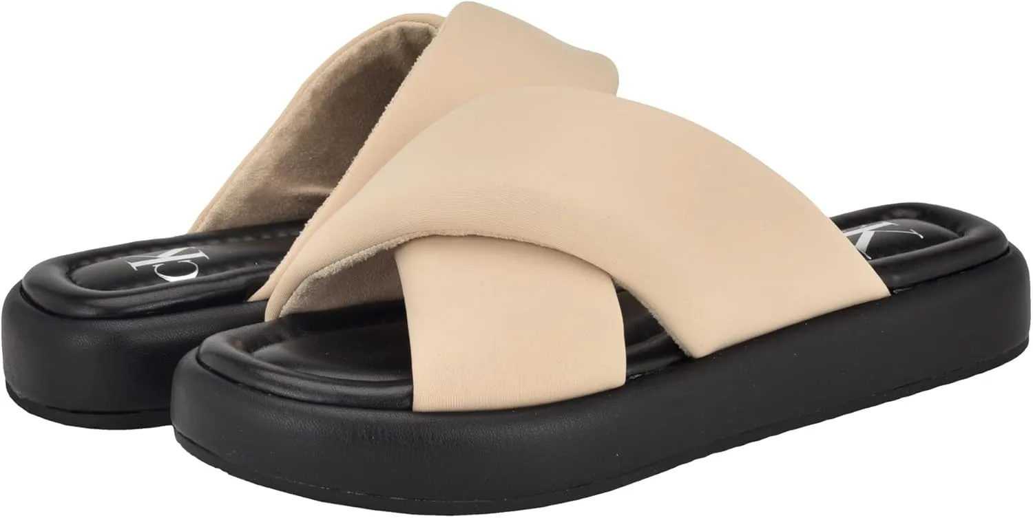 Calvin Klein Women's Evey Flat Sandal