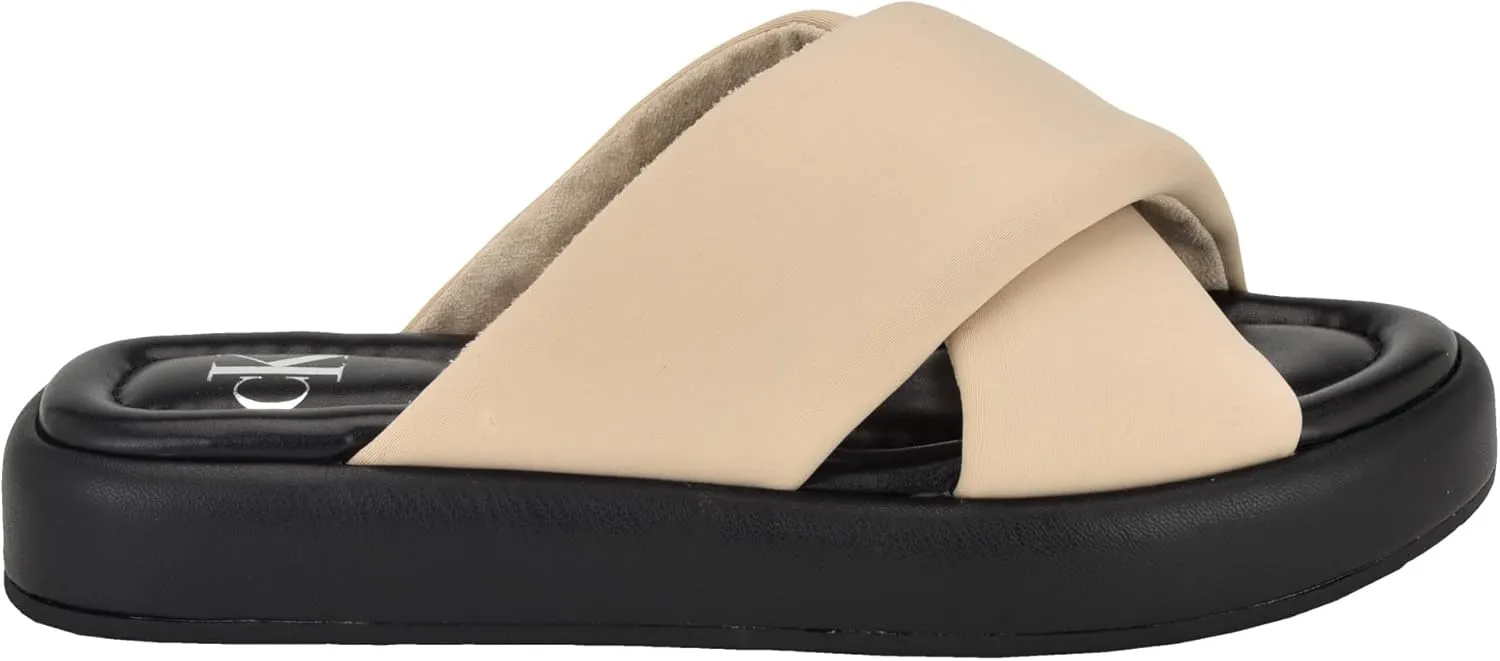 Calvin Klein Women's Evey Flat Sandal