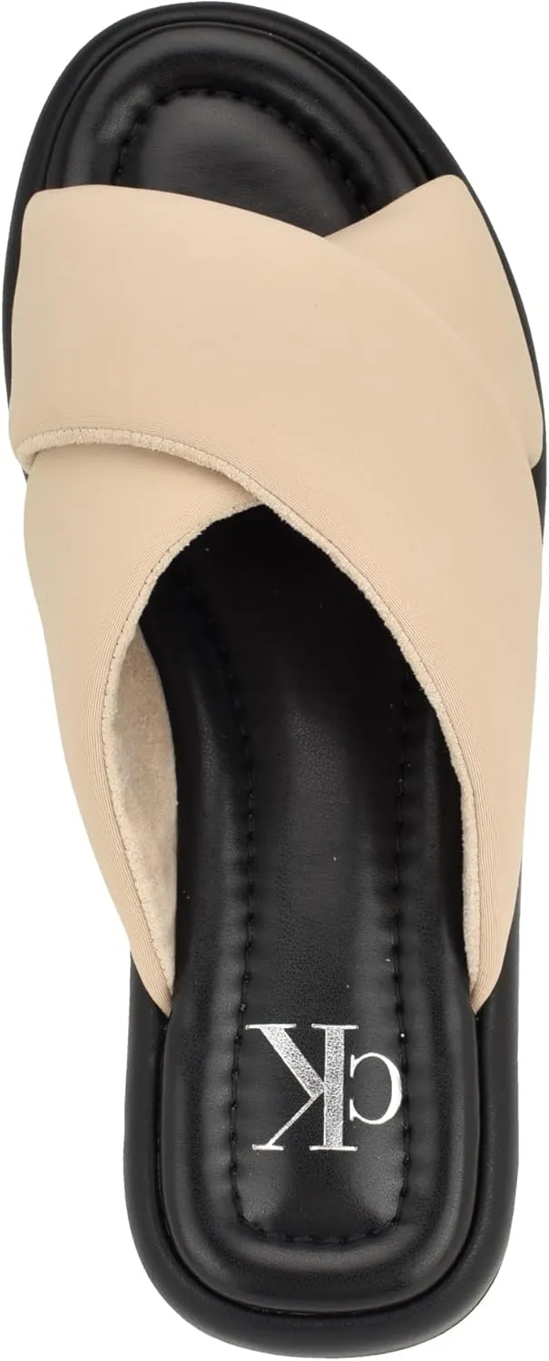 Calvin Klein Women's Evey Flat Sandal