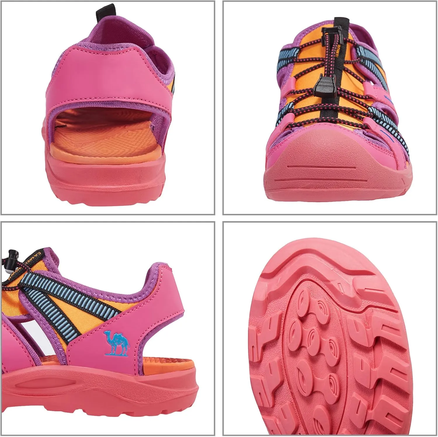 CAMEL CROWN Closed-Toe Women's Sandals Waterproof Women's Walking Sandals Hiking Sandals for Women Water Shoes