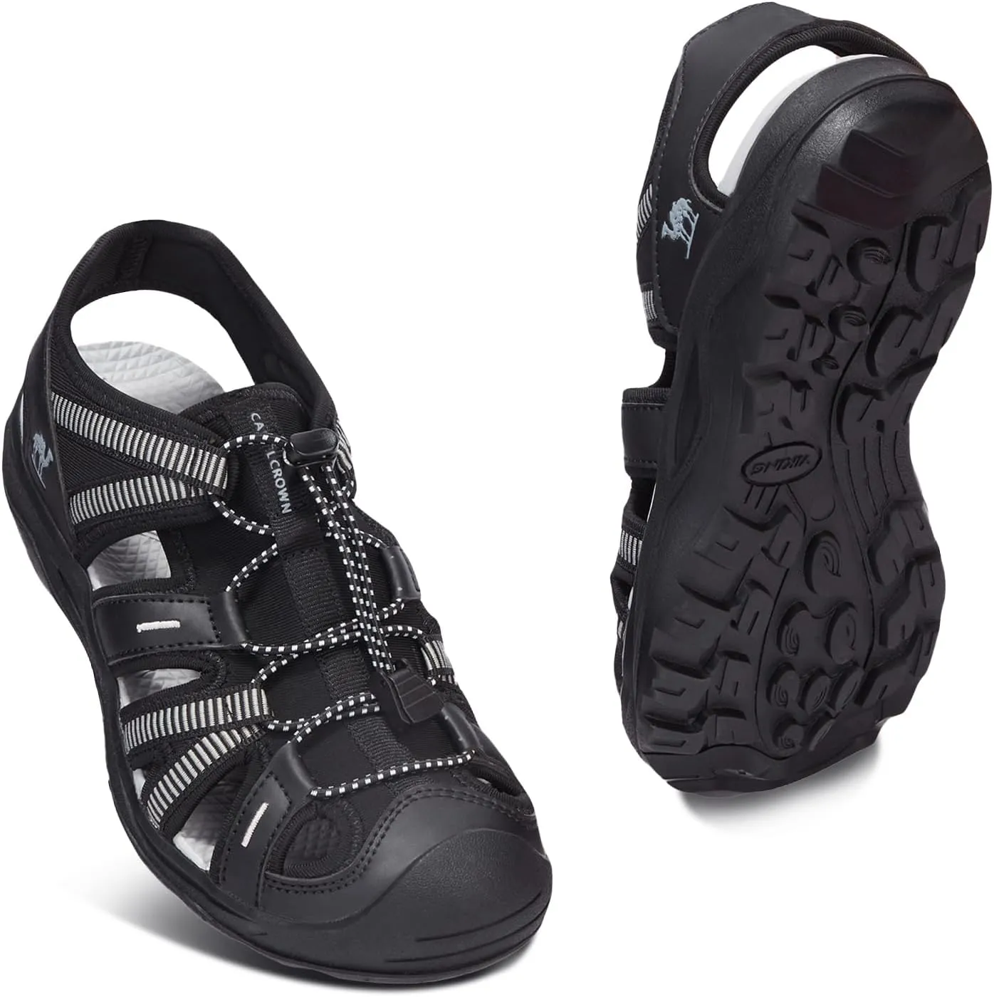 CAMEL CROWN Closed-Toe Women's Sandals Waterproof Women's Walking Sandals Hiking Sandals for Women Water Shoes
