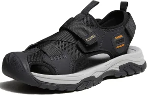 CAMEL CROWN Men's Hiking Sandals Closed Toe