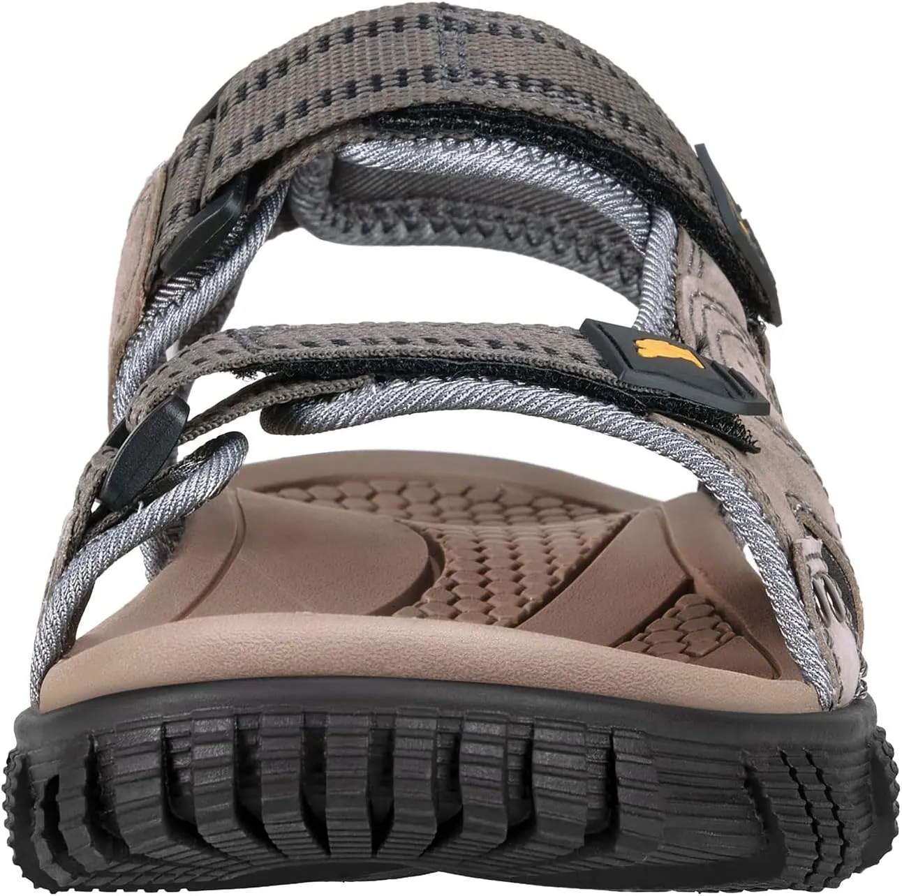 CAMEL CROWN Men's Water Sandals Waterproof Arch Support Hiking Sandals Comfort Leather Sandals Adjustable Athletic Outdoor Sandals for Summer Beach Trail Walking
