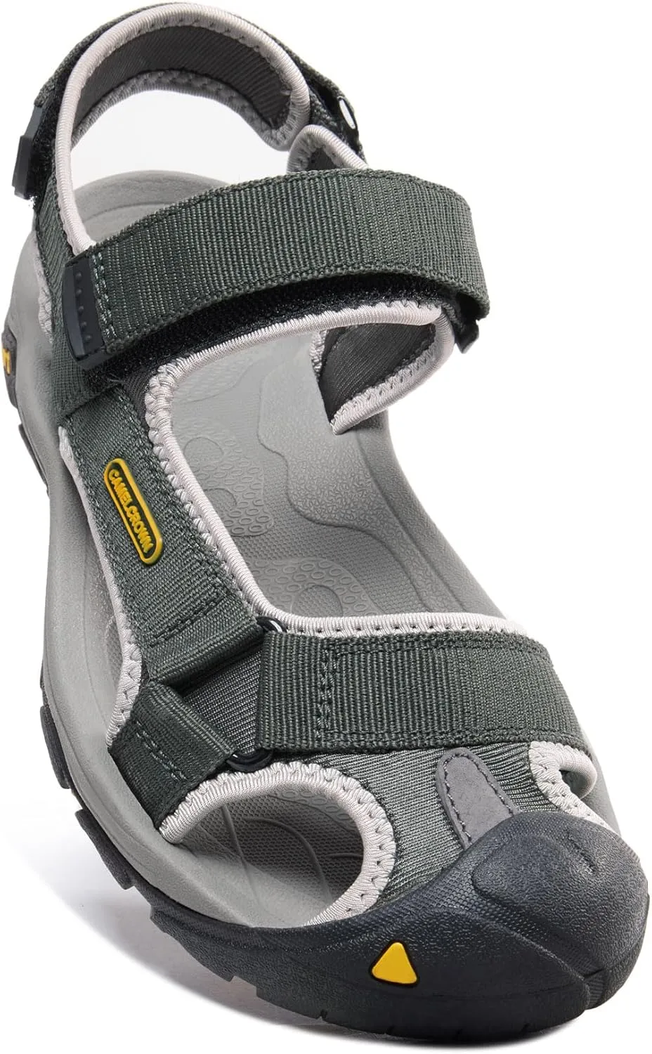 CAMEL CROWN Men's Waterproof Hiking Sandals Closed Toe Water Sandals Athletic Sport Sandals for Summer Outdoor Beach Wading Boat