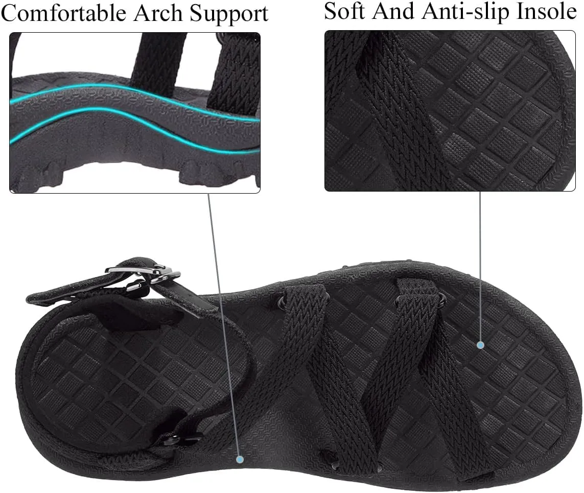 CAMEL CROWN Women's Arch Support Sandals Waterproof Hiking Sandals Water Sandals Adjustable Lightweight Athletic Outdoor Sport Sandals for Summer Beach
