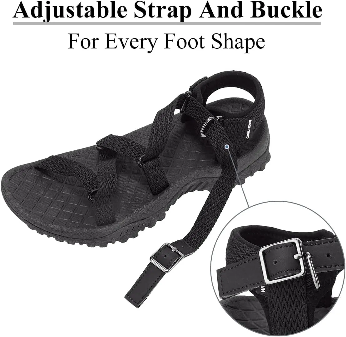 CAMEL CROWN Women's Arch Support Sandals Waterproof Hiking Sandals Water Sandals Adjustable Lightweight Athletic Outdoor Sport Sandals for Summer Beach