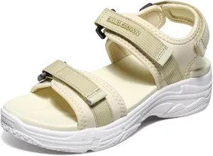 CAMEL CROWN Women's Athletic Sandals Comfortable Outdoor Walking Waterproof Lightweight Girls' Platform Shoes Open Toe Arch Support
