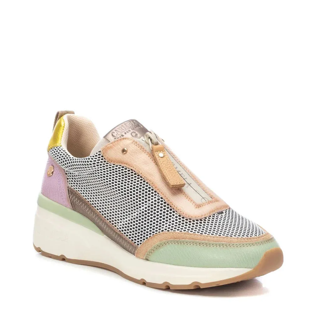 Carmela 161422 Mesh Zippered Sneaker