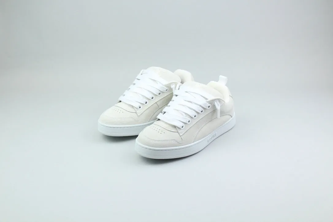 Celine Huntington Sneaker Suède Calfskin & Mesh 'Optic White'