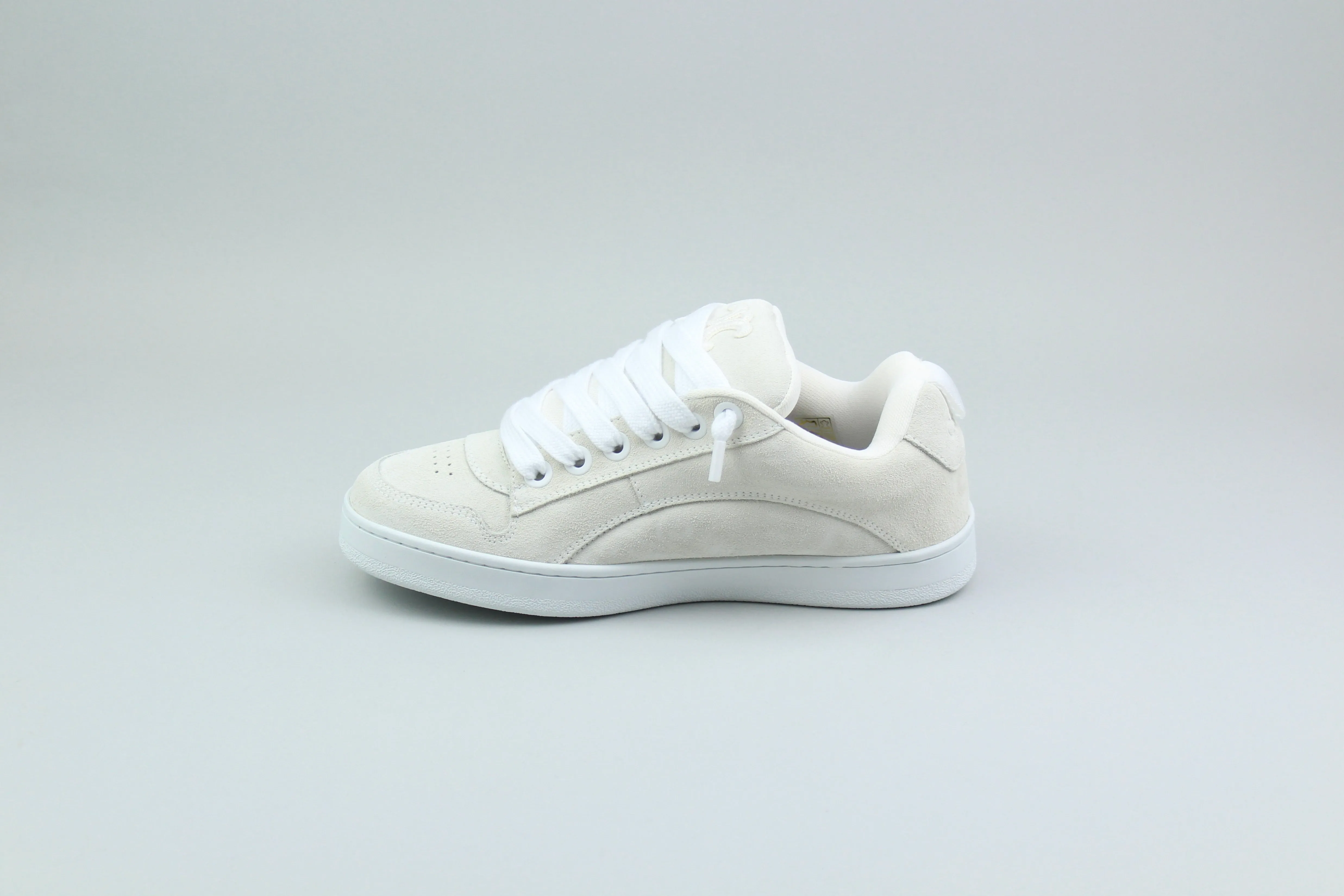 Celine Huntington Sneaker Suède Calfskin & Mesh 'Optic White'