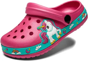 CERYTHRINA Kid's Cute Garden Clogs Shoes Cartoon Slides Sandals Clogs Children Beach Pool Slippers