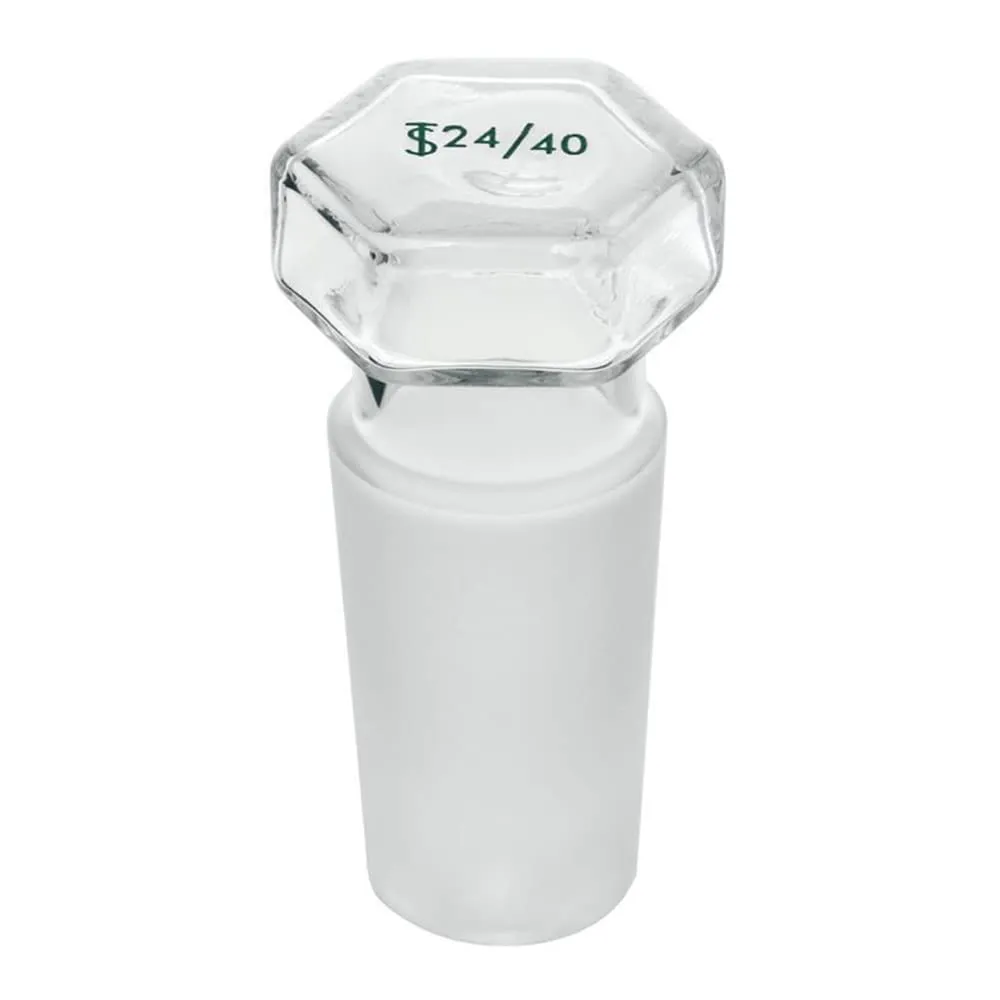 CG-3006-14 Series CG-3006 Hex Head Hollow Stopper, 14/20 Joint