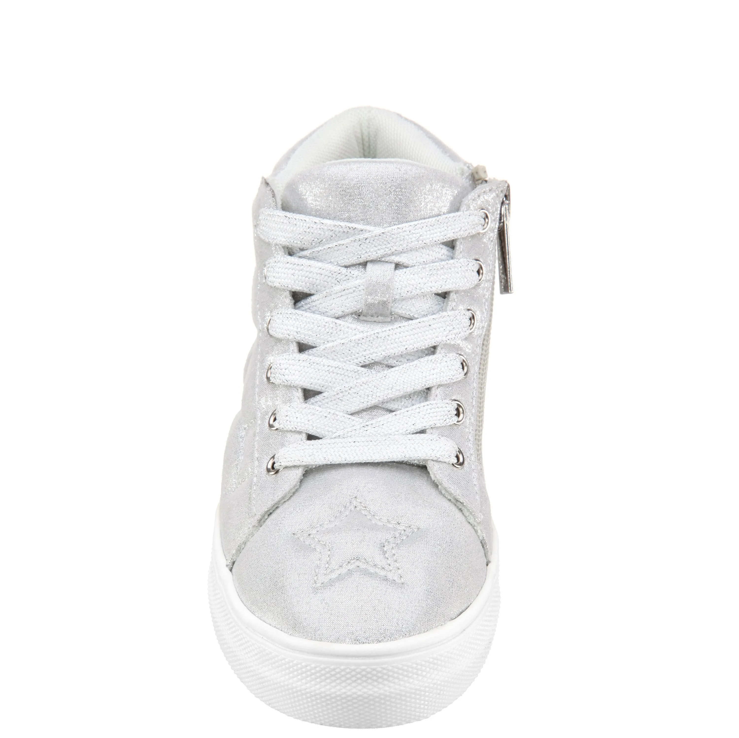 CHERRISH-SILVER CREPE/MESH