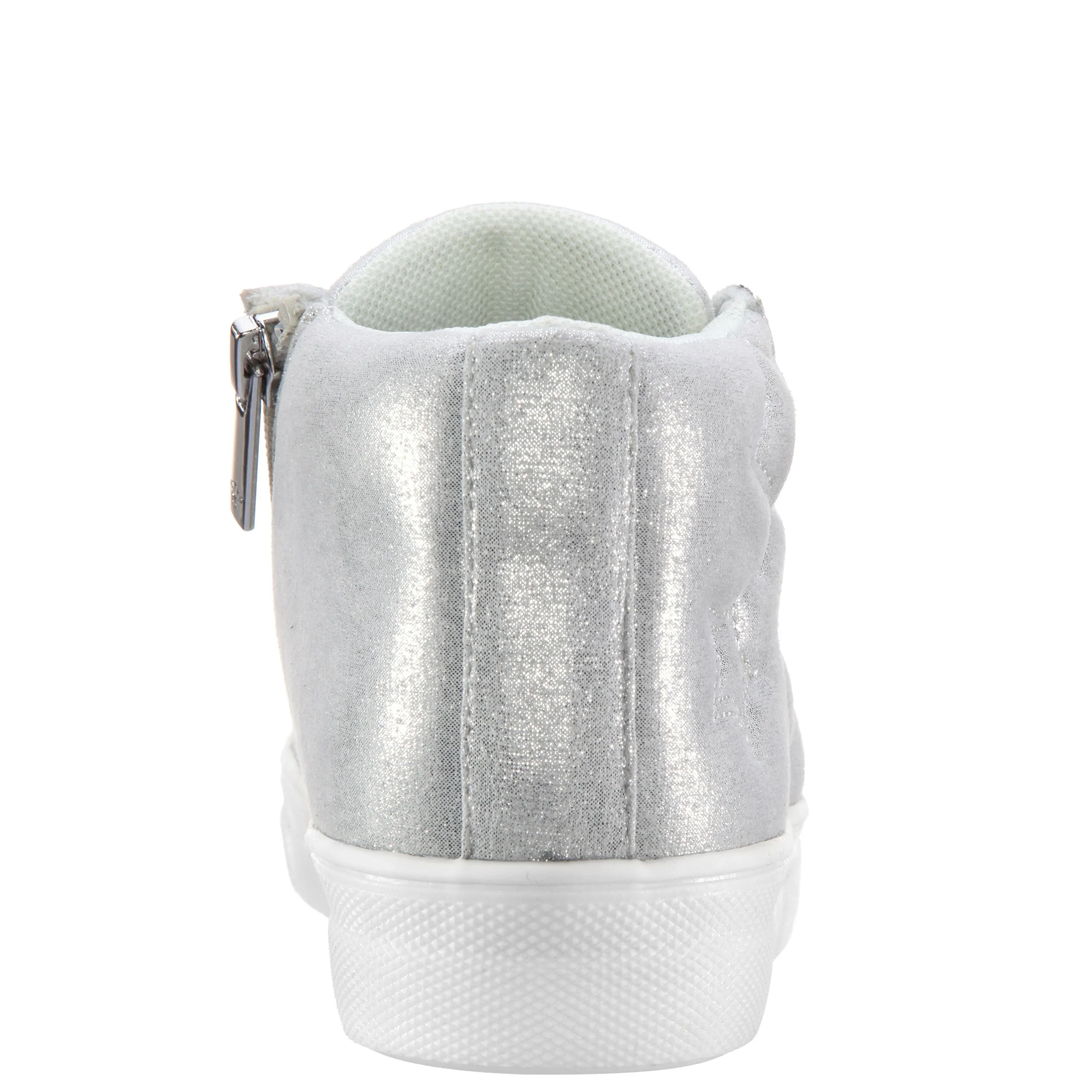 CHERRISH-SILVER CREPE/MESH