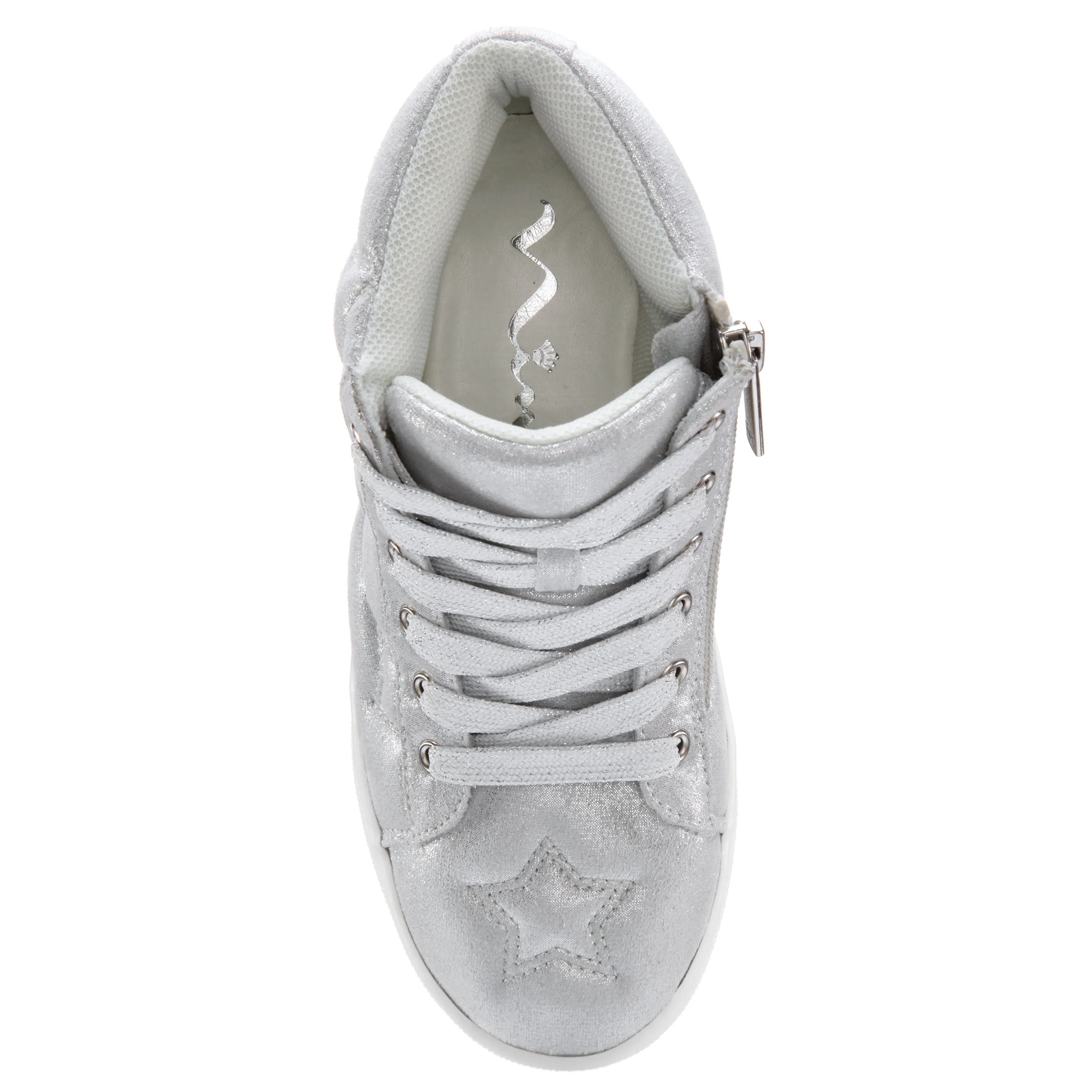 CHERRISH-SILVER CREPE/MESH