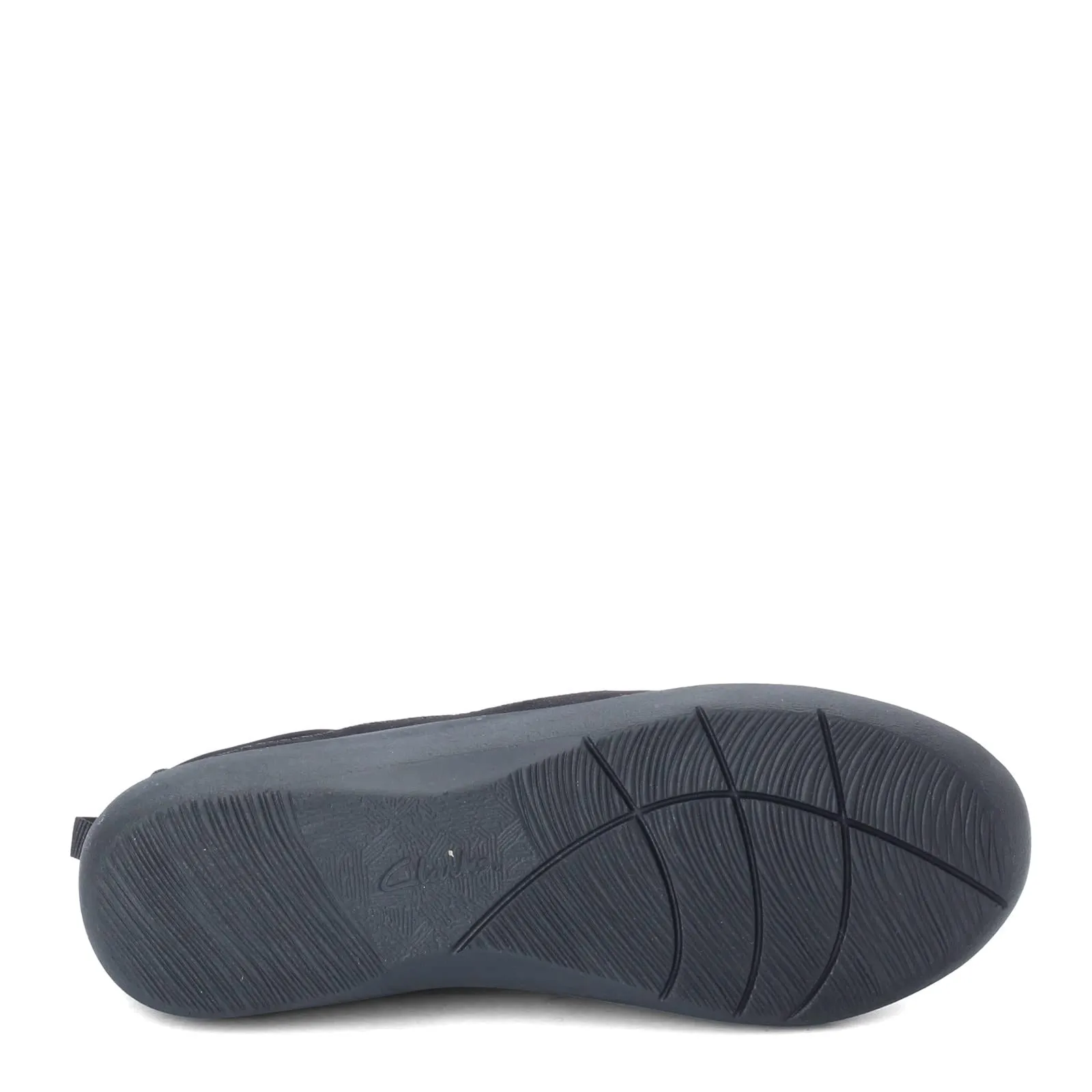 Clarks Women's CloudSteppers Sillian Paz Slip-On Loafer, Black Synthetic Nubuck, 8 M US