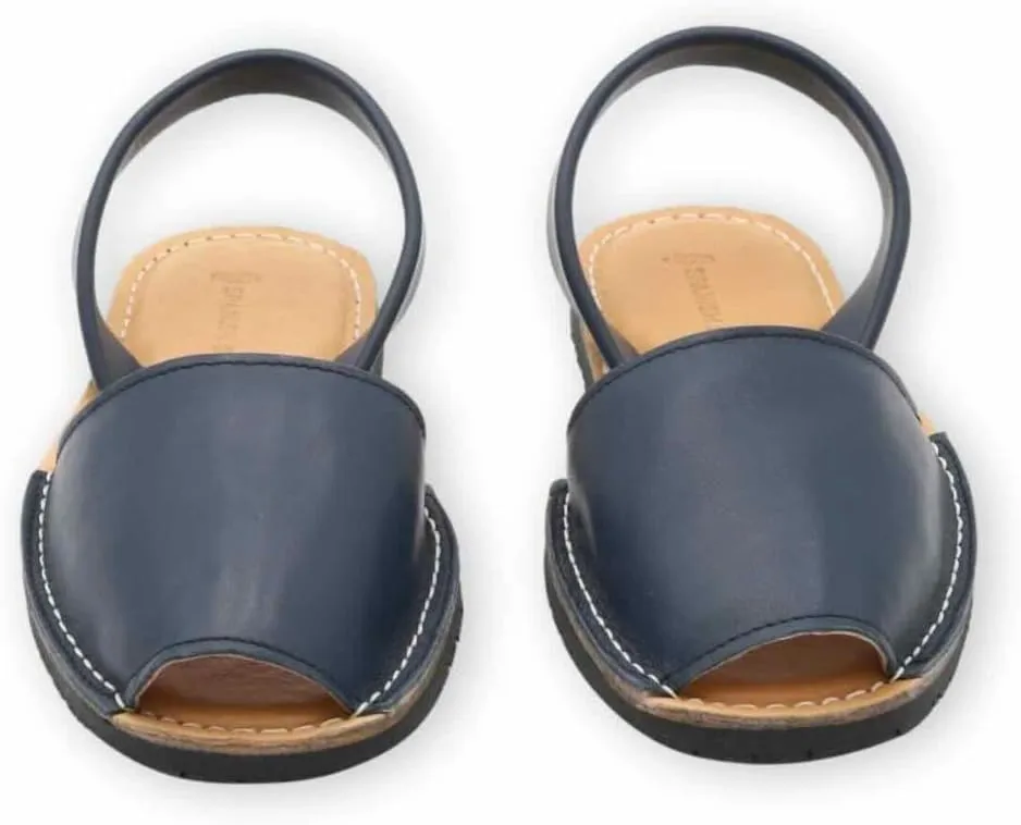 Classic Comfortable Flat Sandals for Women, Dressy Soft Leather Peep Toe Sandals for Women, Versatile Casual Slip-on Flats