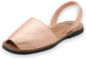 Classic Comfortable Flat Sandals for Women, Dressy Soft Leather Peep Toe Sandals for Women, Versatile Casual Slip-on Flats