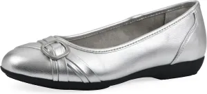 CLIFFS BY WHITE MOUNTAIN Women's Calming Cushioned Ballet Flat