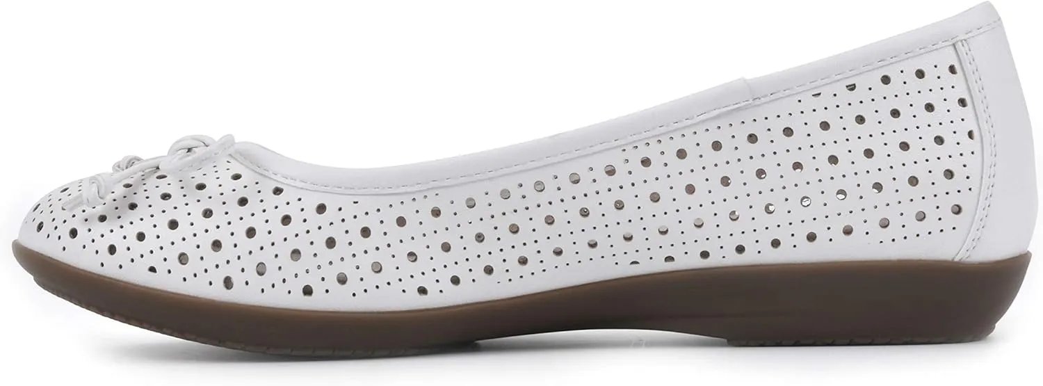 CLIFFS BY WHITE MOUNTAIN Women's Cheryl Cushioned Ballet Flat