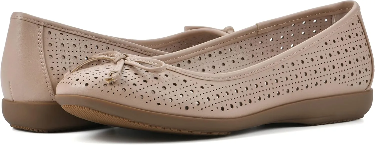 CLIFFS BY WHITE MOUNTAIN Women's Cheryl Cushioned Ballet Flat