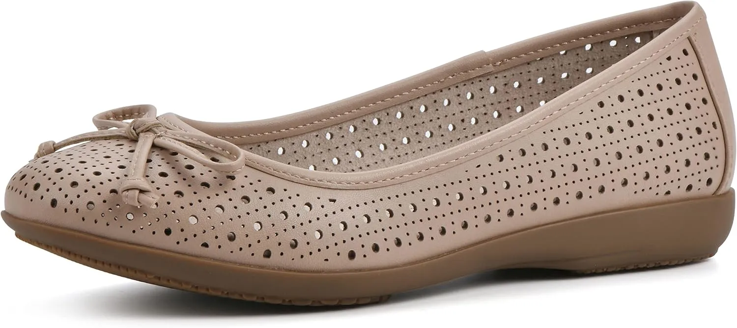 CLIFFS BY WHITE MOUNTAIN Women's Cheryl Cushioned Ballet Flat
