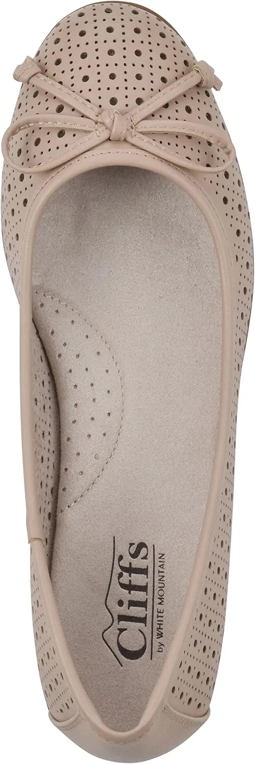CLIFFS BY WHITE MOUNTAIN Women's Cheryl Cushioned Ballet Flat