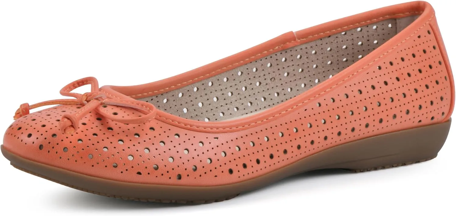 CLIFFS BY WHITE MOUNTAIN Women's Cheryl Cushioned Ballet Flat