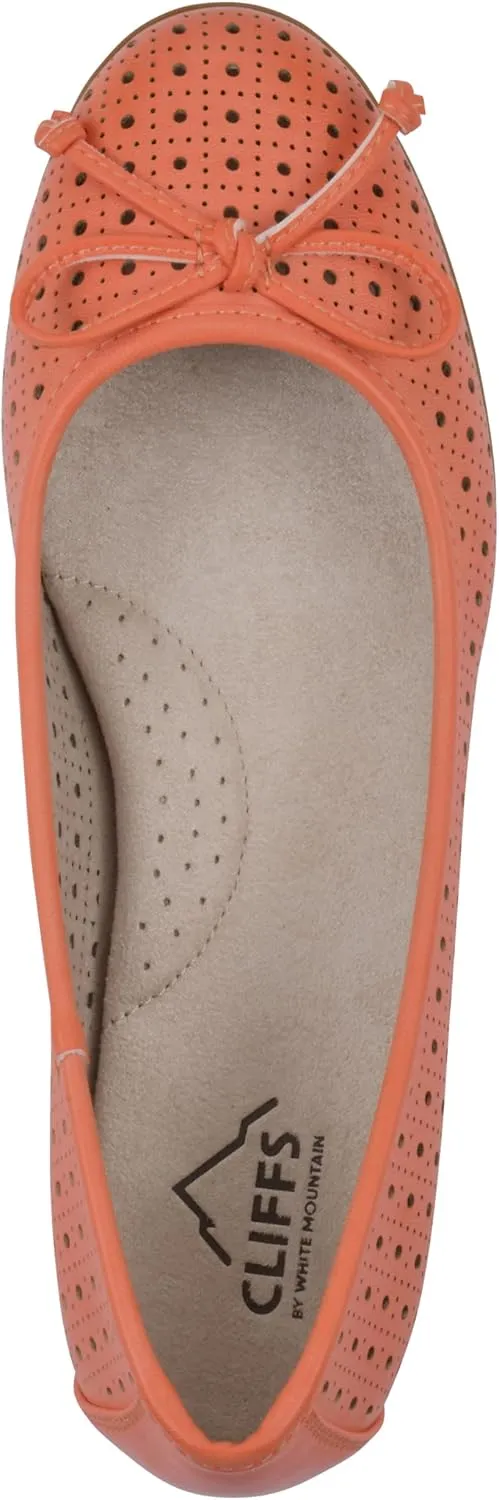 CLIFFS BY WHITE MOUNTAIN Women's Cheryl Cushioned Ballet Flat