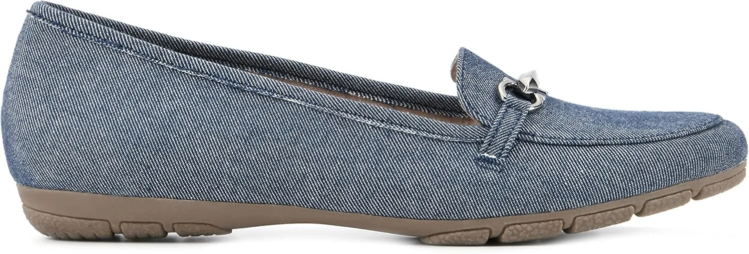CLIFFS BY WHITE MOUNTAIN Women's Glowing Cushioned Loafer Flat
