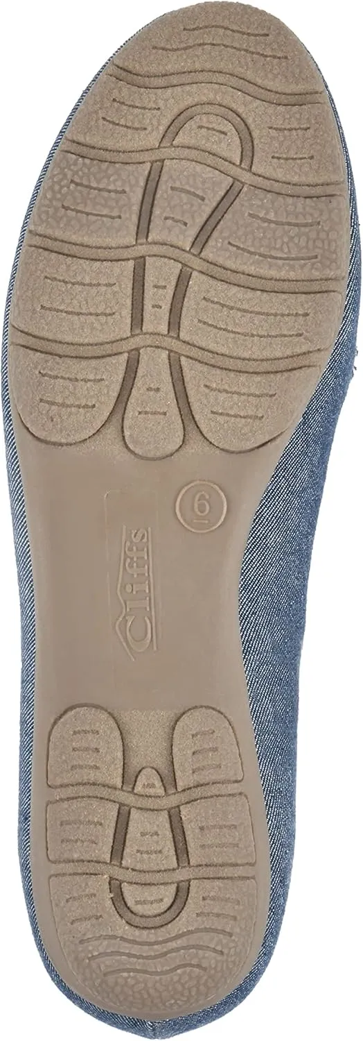 CLIFFS BY WHITE MOUNTAIN Women's Glowing Cushioned Loafer Flat
