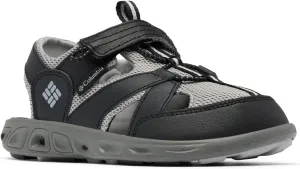 Columbia Youth Techsun Wave Sandal, Black/Steam, 7