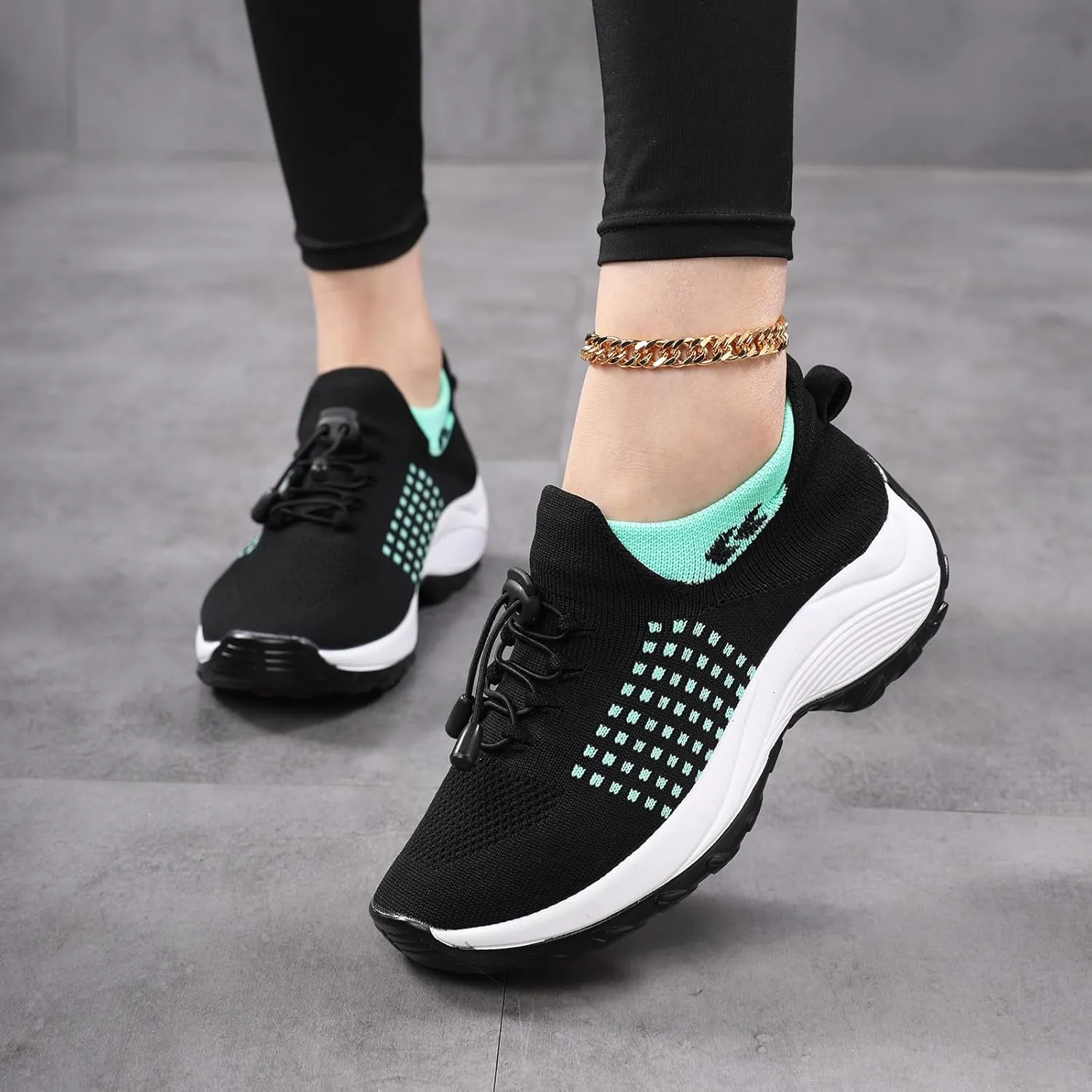 Comfort Wear Orthowear Shoes for Women Men Comfortwear Ortho Stretch Cushion Shoes Women Plantar Fasciitis Walking Shoe Slip On Trainers Comfortable Casual Ladies Athletic Sneakers Thick Bottom