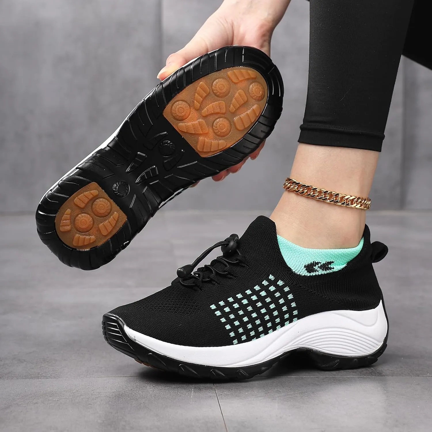 Comfort Wear Orthowear Shoes for Women Men Comfortwear Ortho Stretch Cushion Shoes Women Plantar Fasciitis Walking Shoe Slip On Trainers Comfortable Casual Ladies Athletic Sneakers Thick Bottom