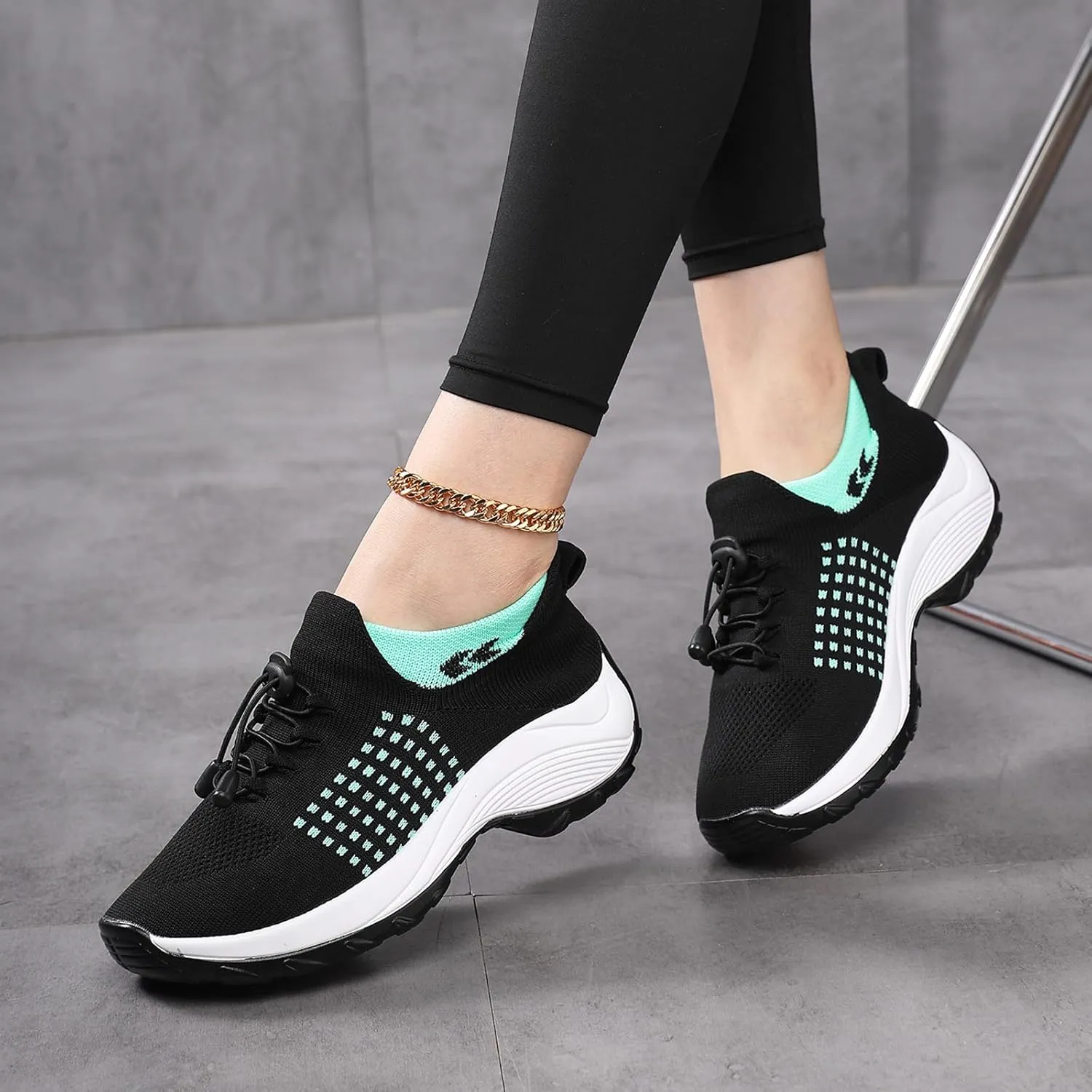 Comfort Wear Orthowear Shoes for Women Men Comfortwear Ortho Stretch Cushion Shoes Women Plantar Fasciitis Walking Shoe Slip On Trainers Comfortable Casual Ladies Athletic Sneakers Thick Bottom
