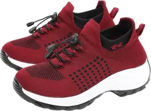 Comfort Wear Orthowear Shoes for Women Men Orthopedic Cushion Shoes Anti-Slip Air Nurse Shoe Breathable Mesh Fashion Sneakers for Women Plantar Fasciitis Unisex Adjustable Elastic Strap Trainers