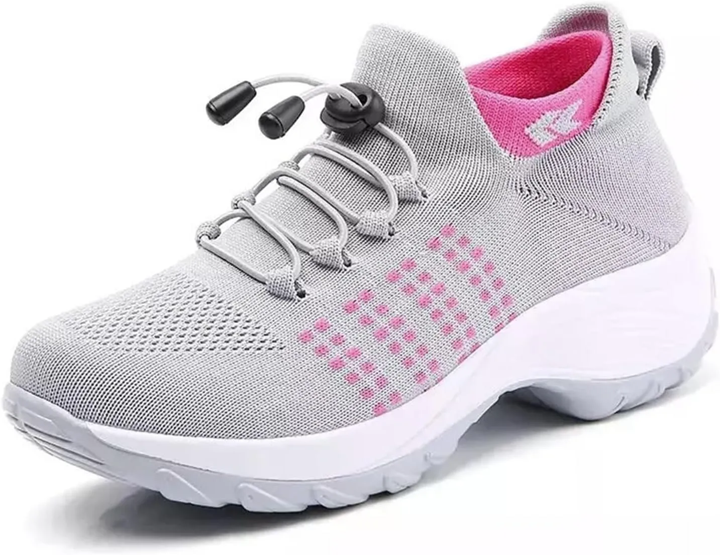 Comfort Wear Orthowear Shoes for Women Men Orthopedic Cushion Shoes Anti-Slip Air Nurse Shoe Breathable Mesh Fashion Sneakers for Women Plantar Fasciitis Unisex Adjustable Elastic Strap Trainers