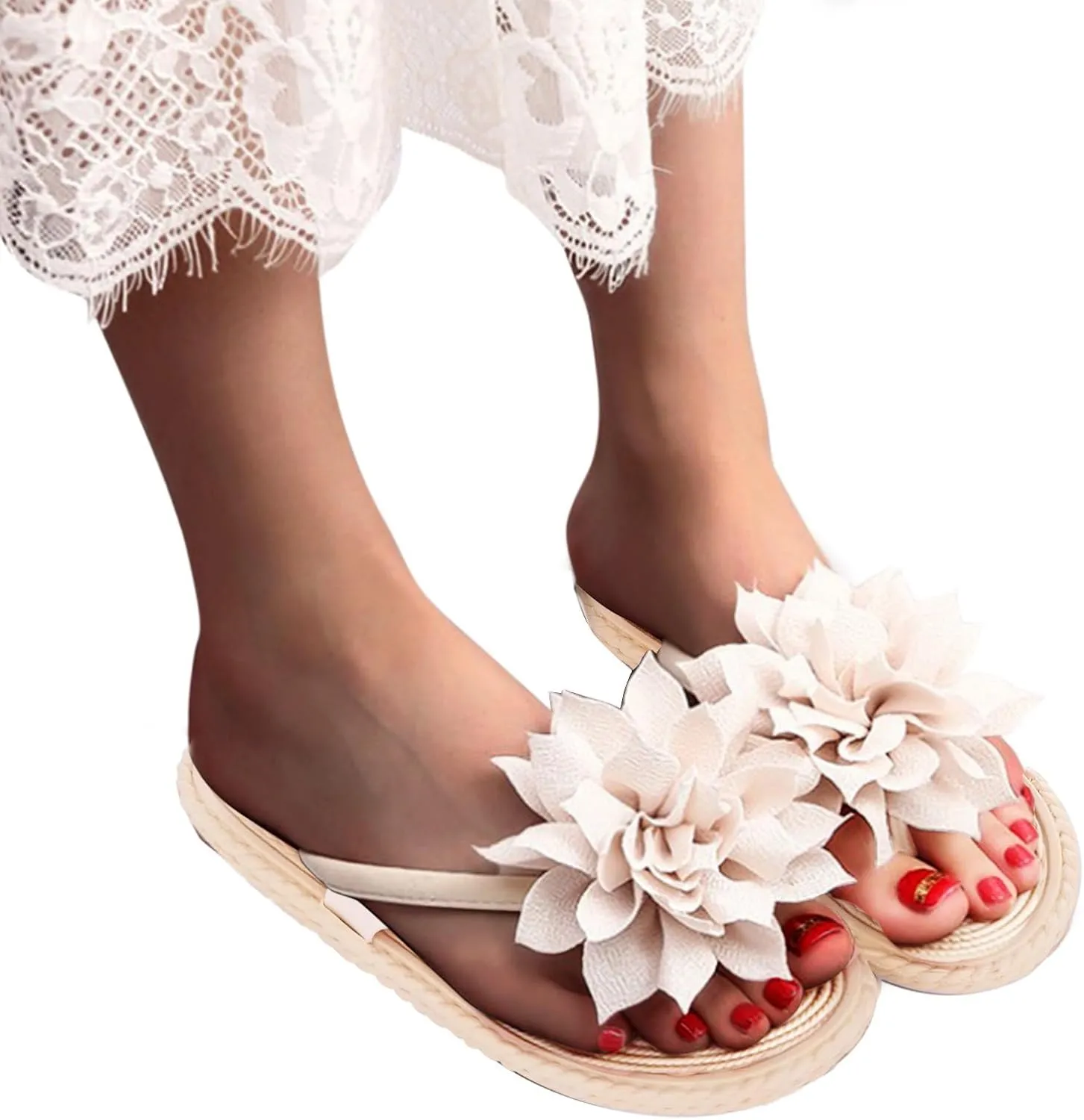 Comfortable Slide Sandals Slippers Sandals Shoes Summer And Fashion Flat Flowers Beach Slippers Women Women's slipper
