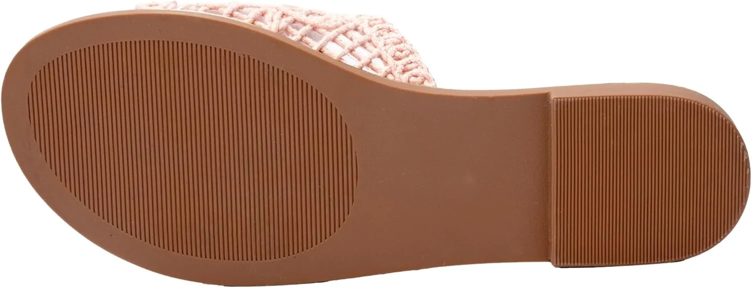 Corkys Footwear Hey Beach Women's Crochet Flat Slip-On Sandal