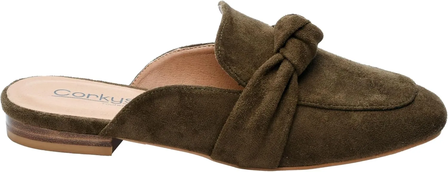 Corkys Footwear Women's Clingy Faux Suede Slip on Mule