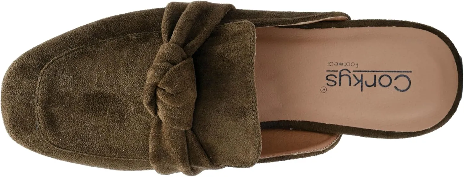 Corkys Footwear Women's Clingy Faux Suede Slip on Mule