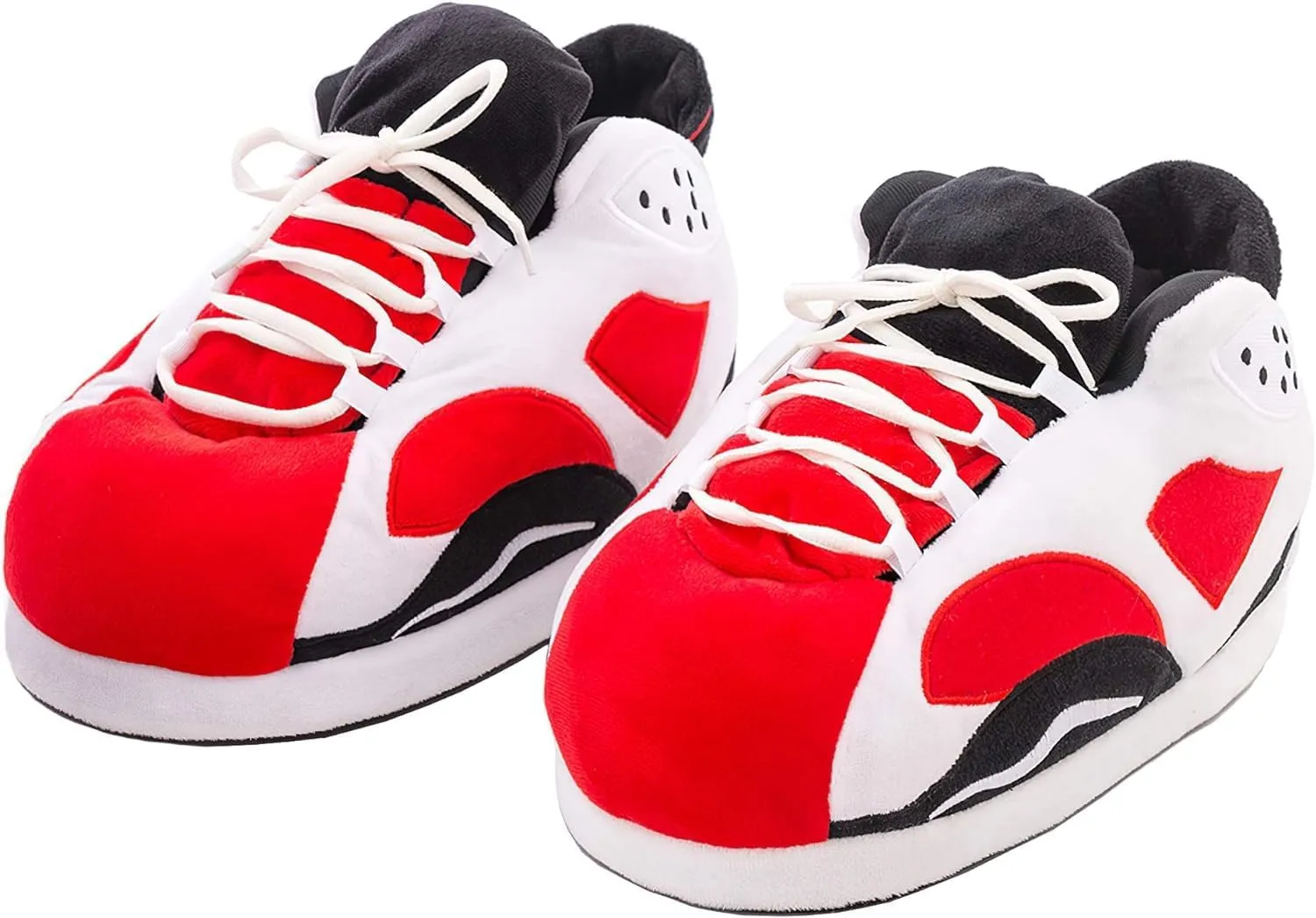 Cozy Unisex Sneaker Slippers - Trendy, Comfy Kicks for Indoors with Non-Slip Soles, Soft Plush & One-Size Fits Most