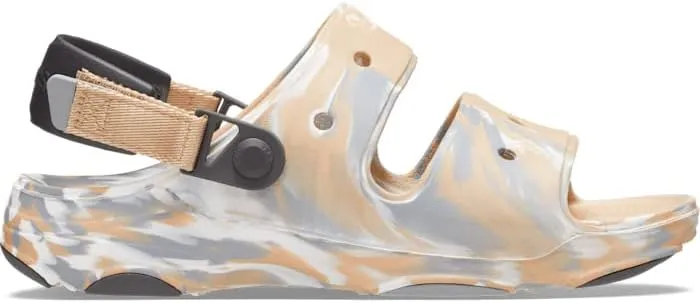 Crocs Classic All-Terrain Sandal Chai/Multi Marbled Tie-Dye Men's 15, Women's 17 Medium