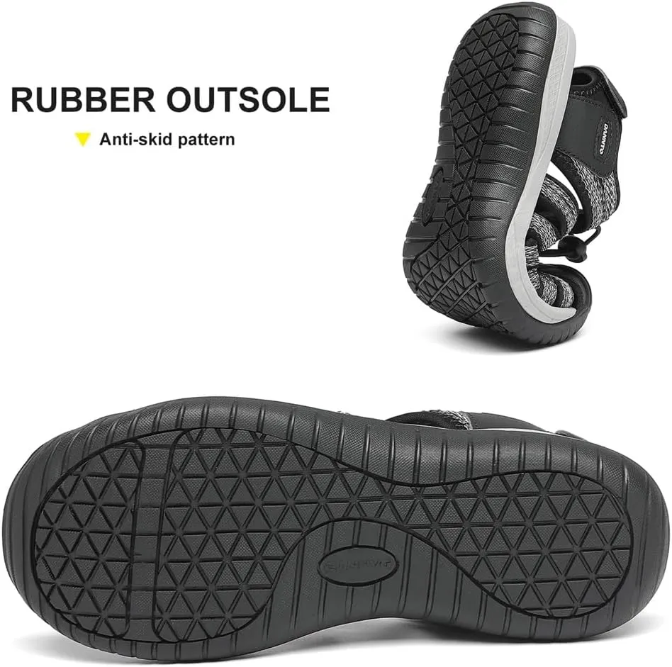 Dannto Women's Closed Toe Hiking Sandals Walking Water Sandal Comfort Athletic Sport Outdoor Sandals