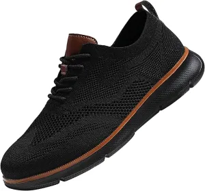 Deals of The Day Clearance Men's Breeze Shoes Knit Mesh Casual Oxfords Sneaker Wearbreeze Shoes for Men White Sneakers for Women Knit Dress Shoes Men Orthopedic Woven Slip on Walking