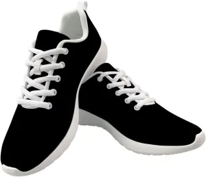 Dellukee Fashion Shoes for Women Men White Bottom Lace Up Casual Non Slip Wide Width Sneakers